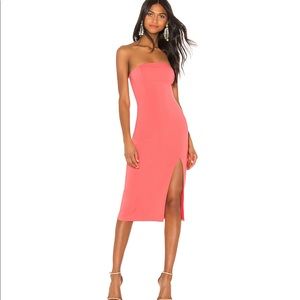 Jay Godfrey Thompson Midi Dress Coral sz 2